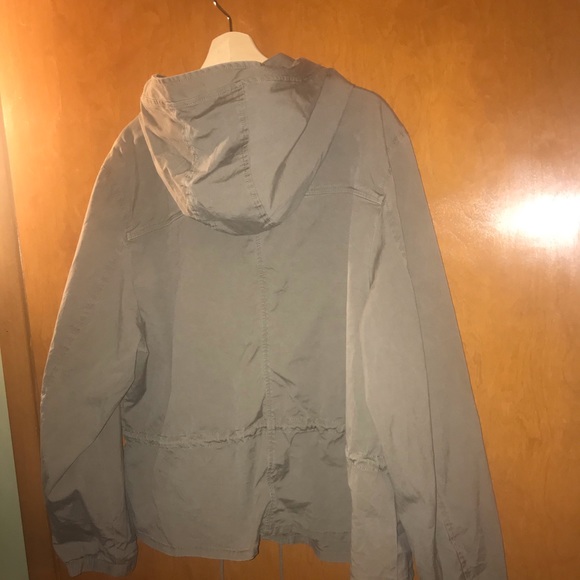 Lane Bryant size 26 Olive anorak jacket with hood - Picture 4 of 7